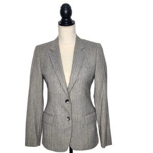 AVGVSTVS, Gray Oversized Wool Blazer, Small. Vintage.